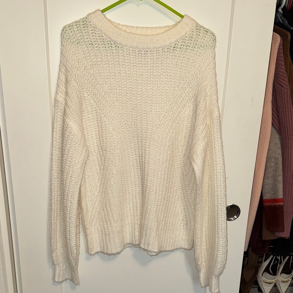 a new day Cream Knit Sweater